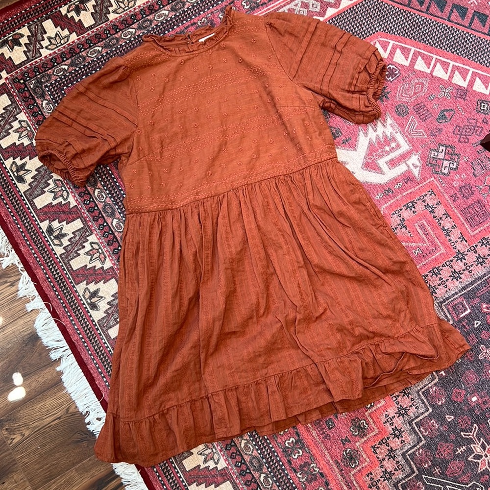 Universal Thread floral puff sleeve peasant dress
